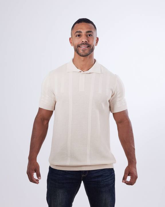 Flat Knitting Polo T-shirt