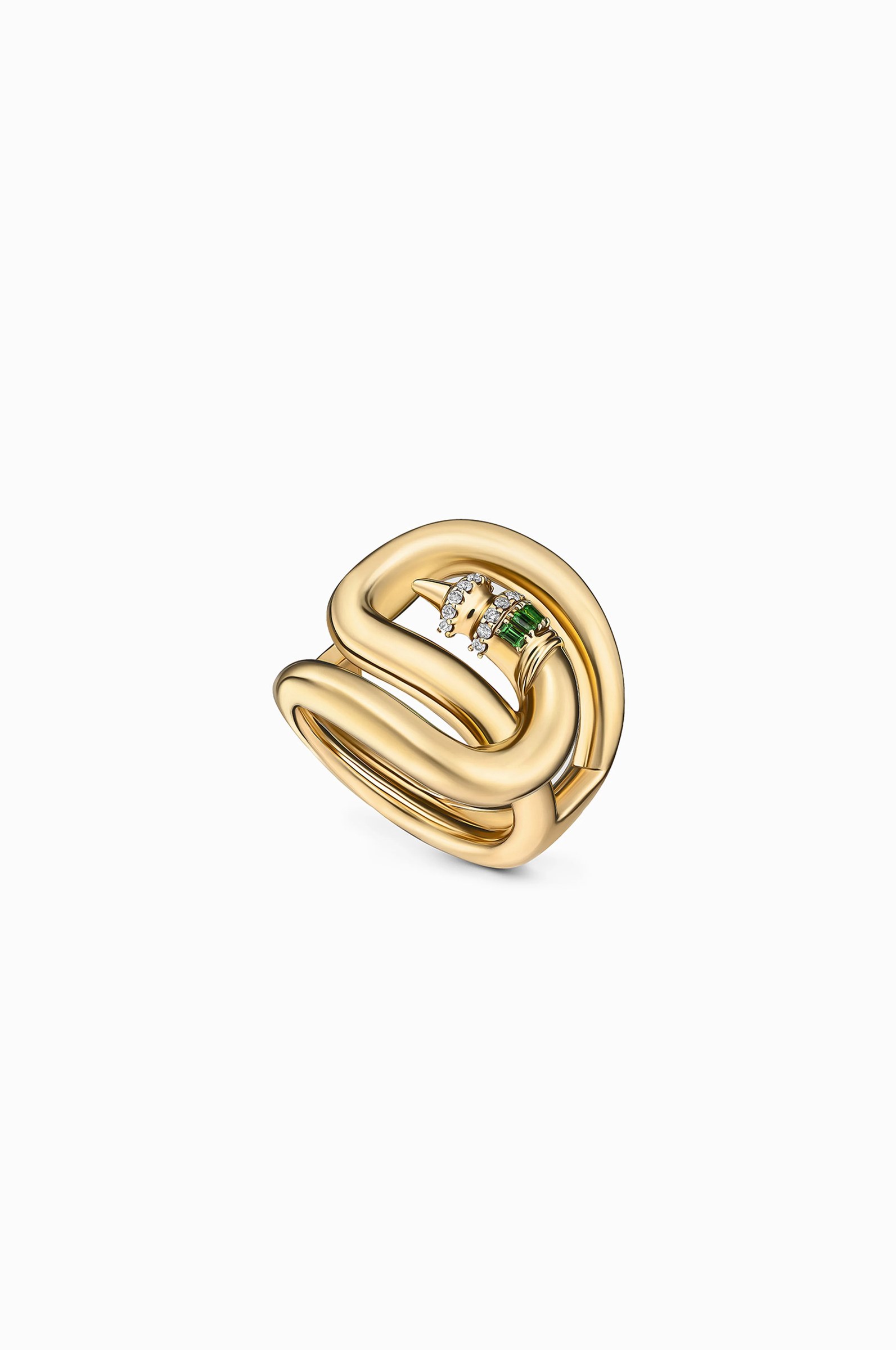 Intertwined Rod Ring