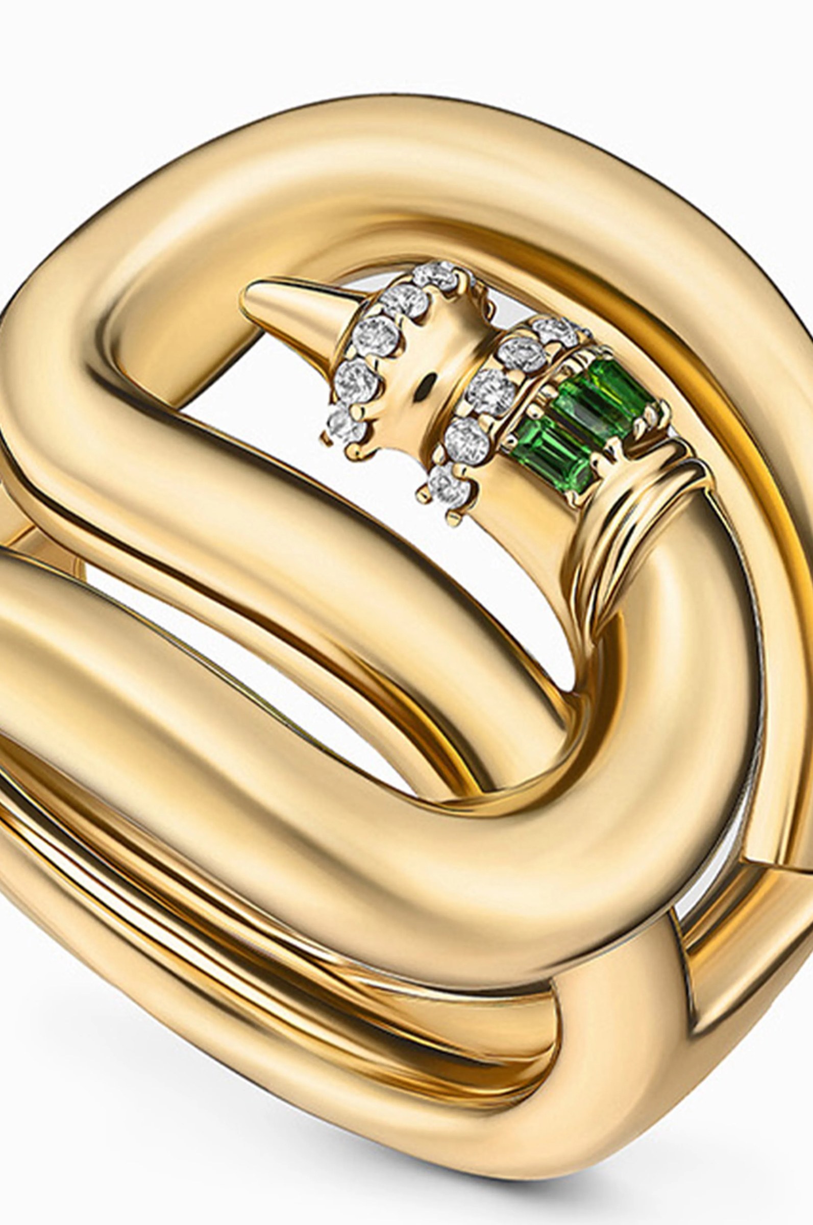Intertwined Rod Ring