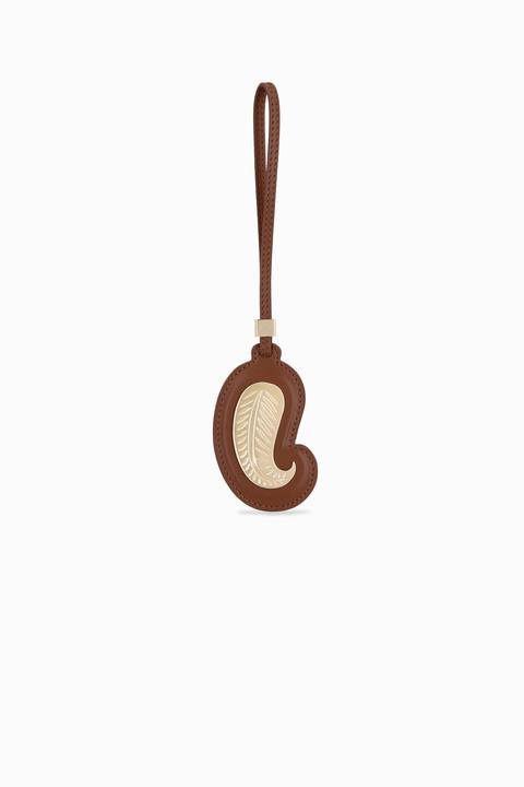 Leather Palmette Charm