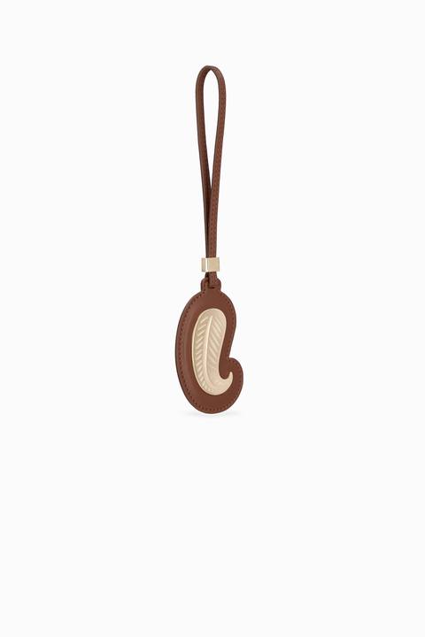 Leather Palmette Charm
