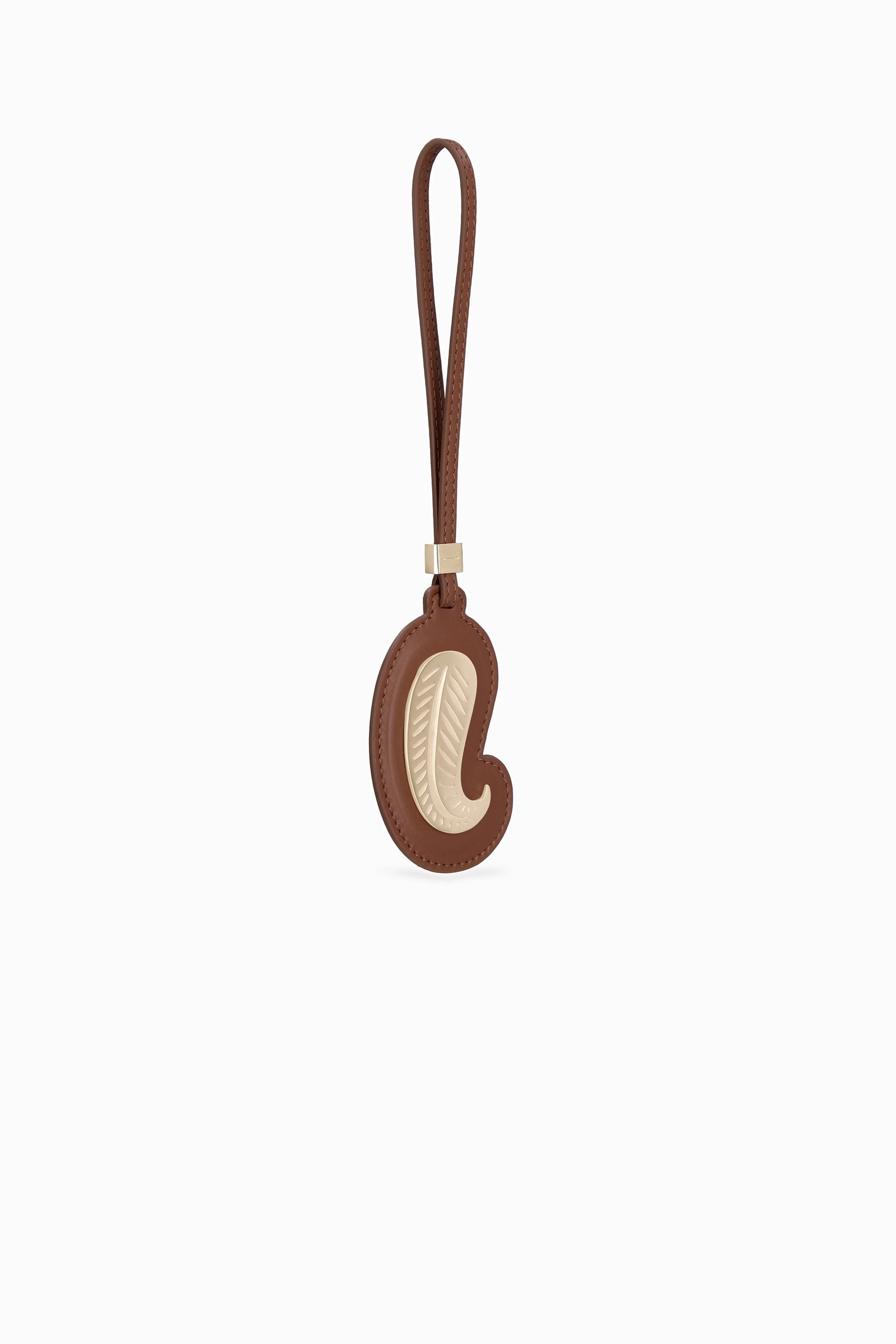 Leather Palmette Charm