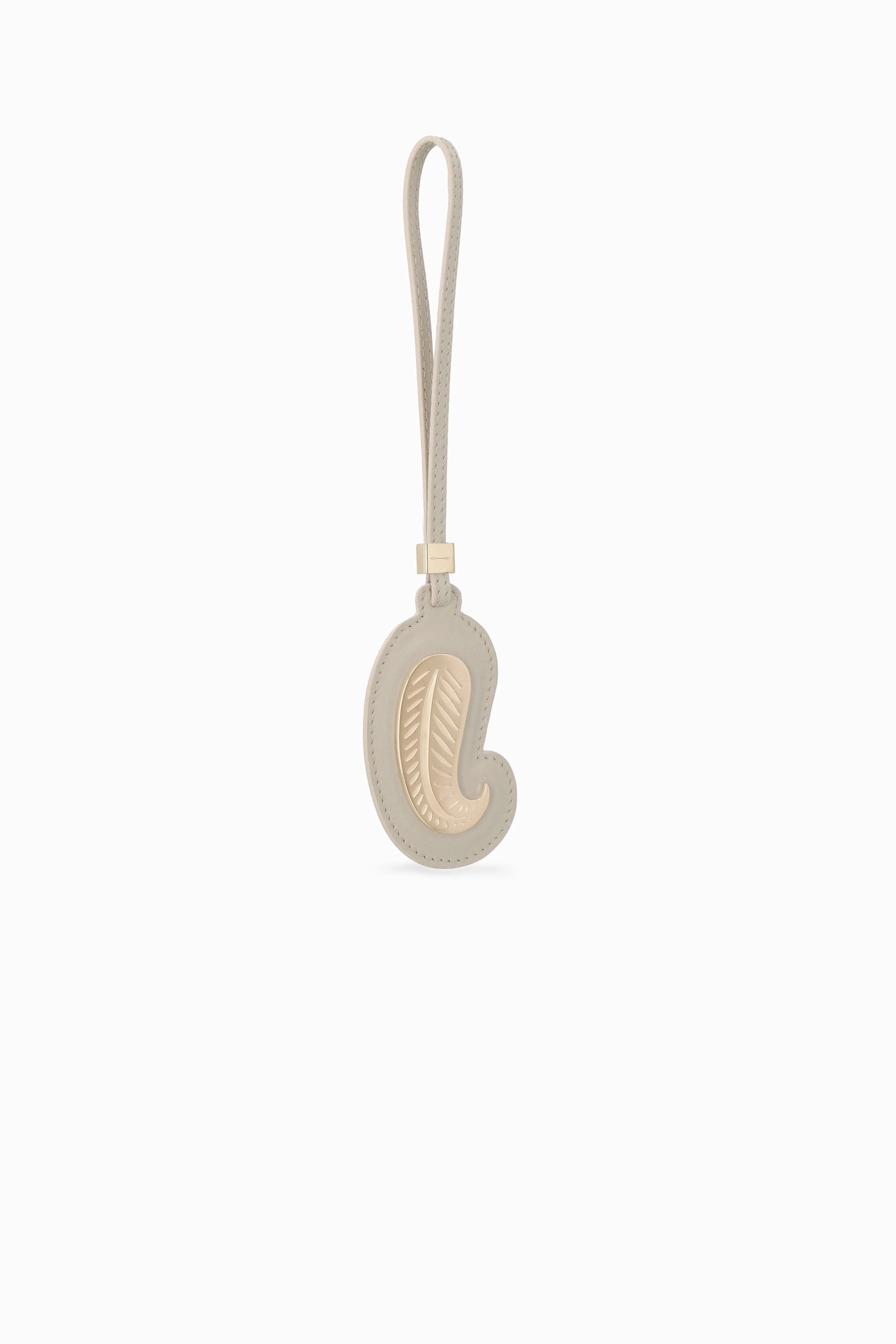 Leather Palmette Charm