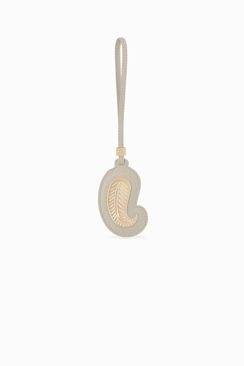 Leather Palmette Charm