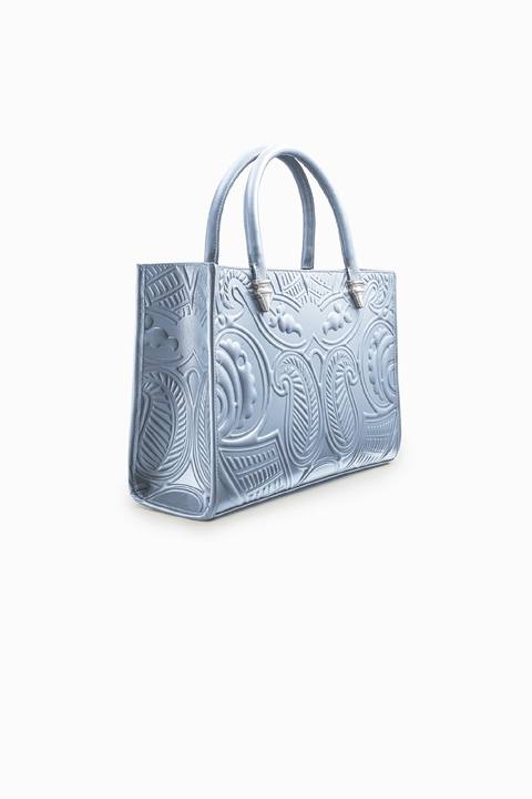 Embossed Book Tote
