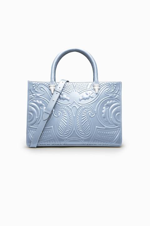 Embossed Book Tote