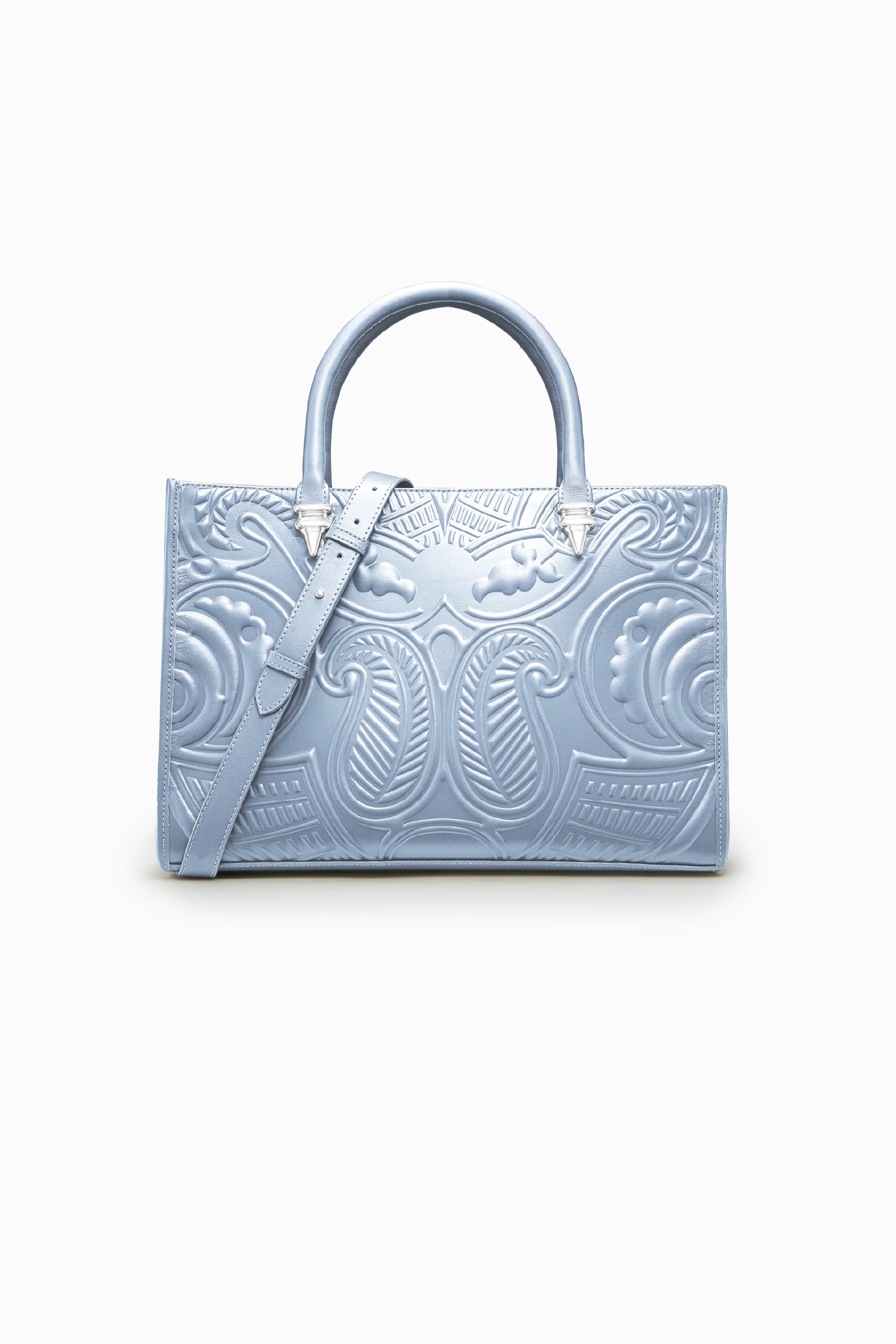 Embossed Book Tote