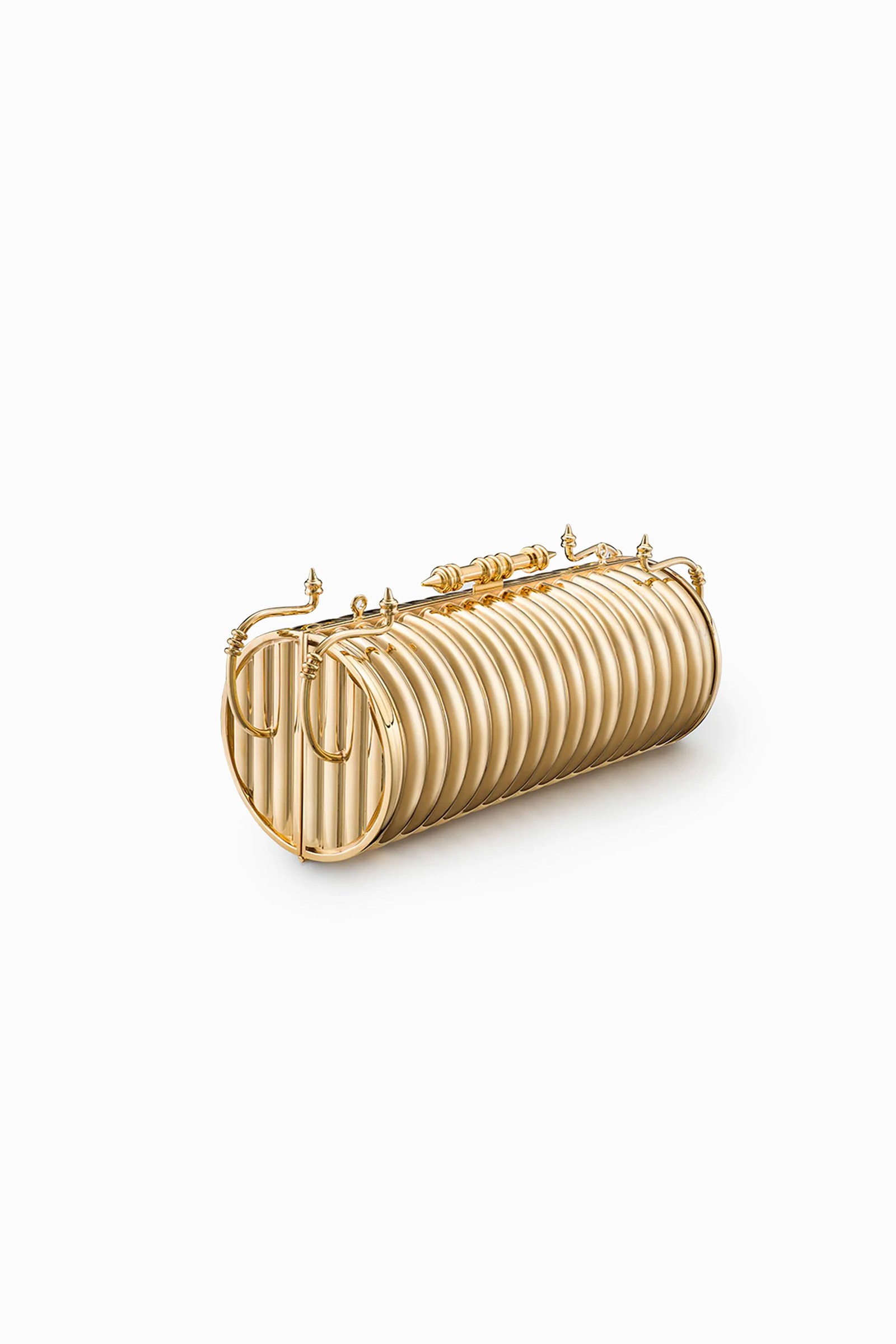Striped Felucca Clutch