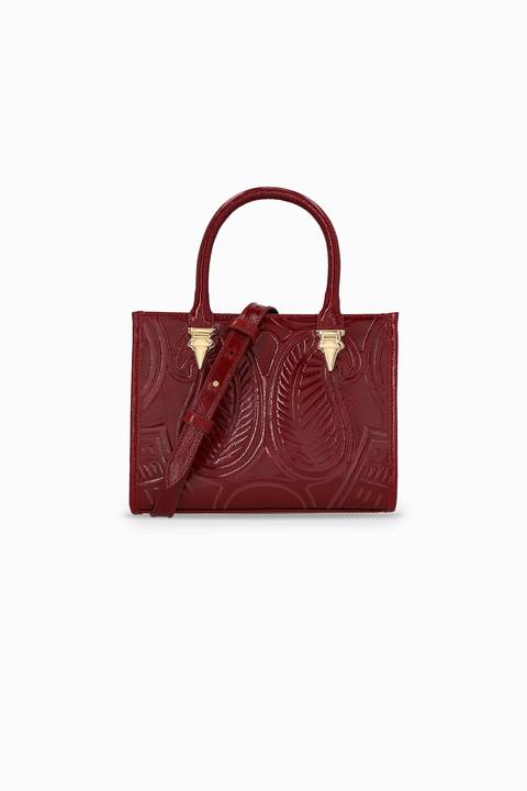 Embossed Mini Book Tote
