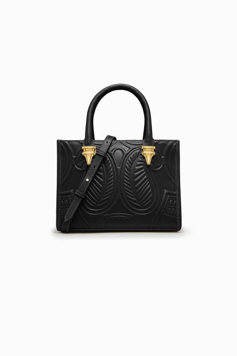Embossed Mini Book Tote