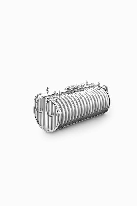 Striped Felucca Clutch