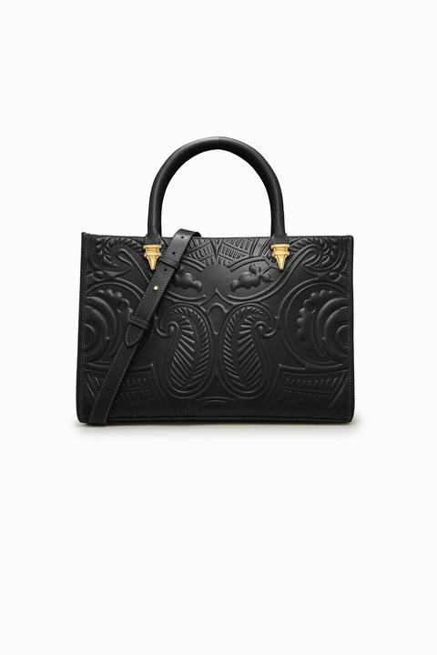 Embossed Book Tote