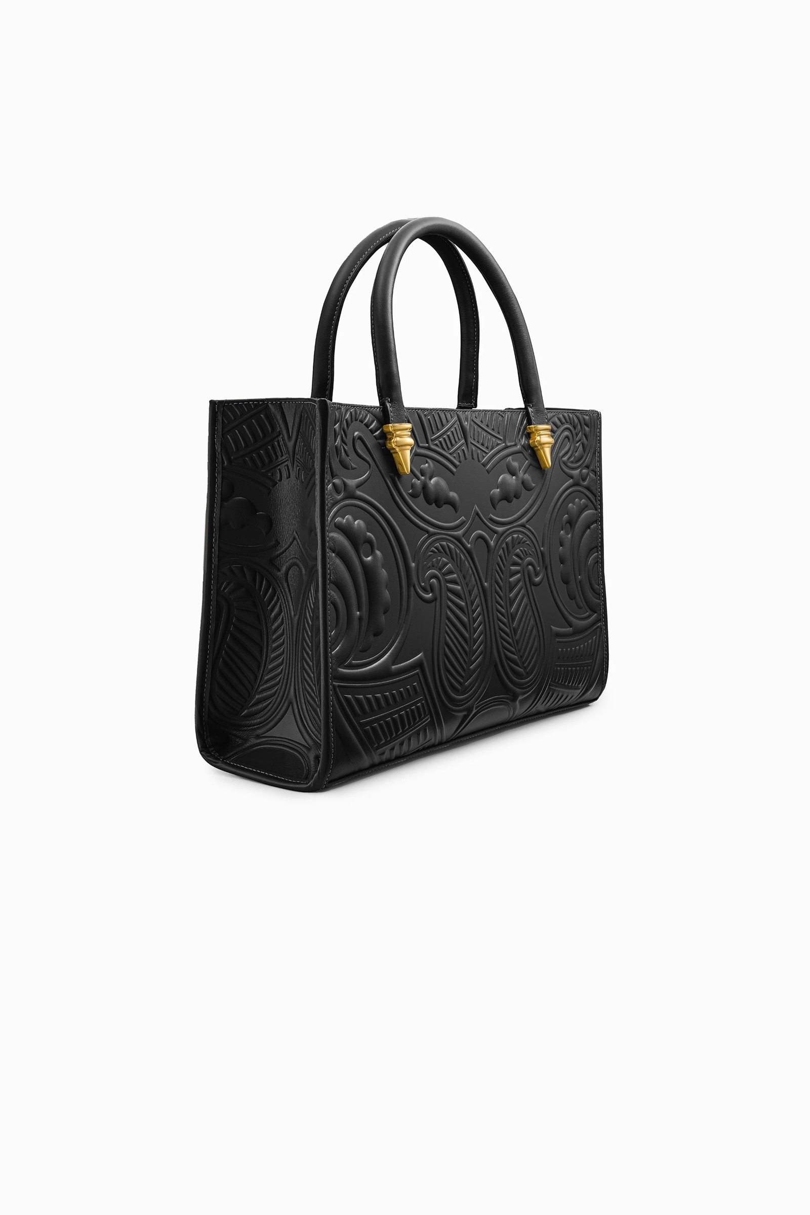 Embossed Book Tote
