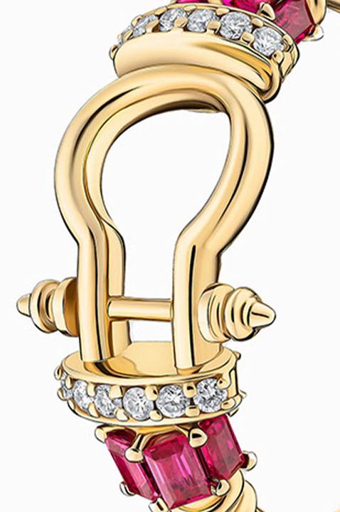 ANCHOR HOOP EARRING
