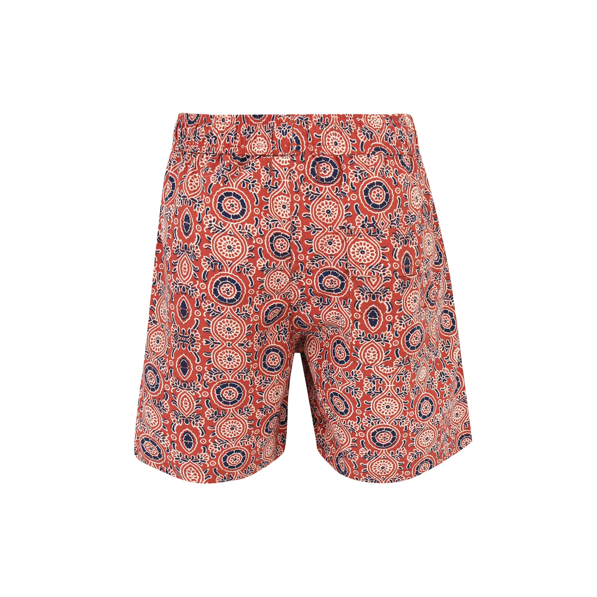 Rust Batik Swim Short
