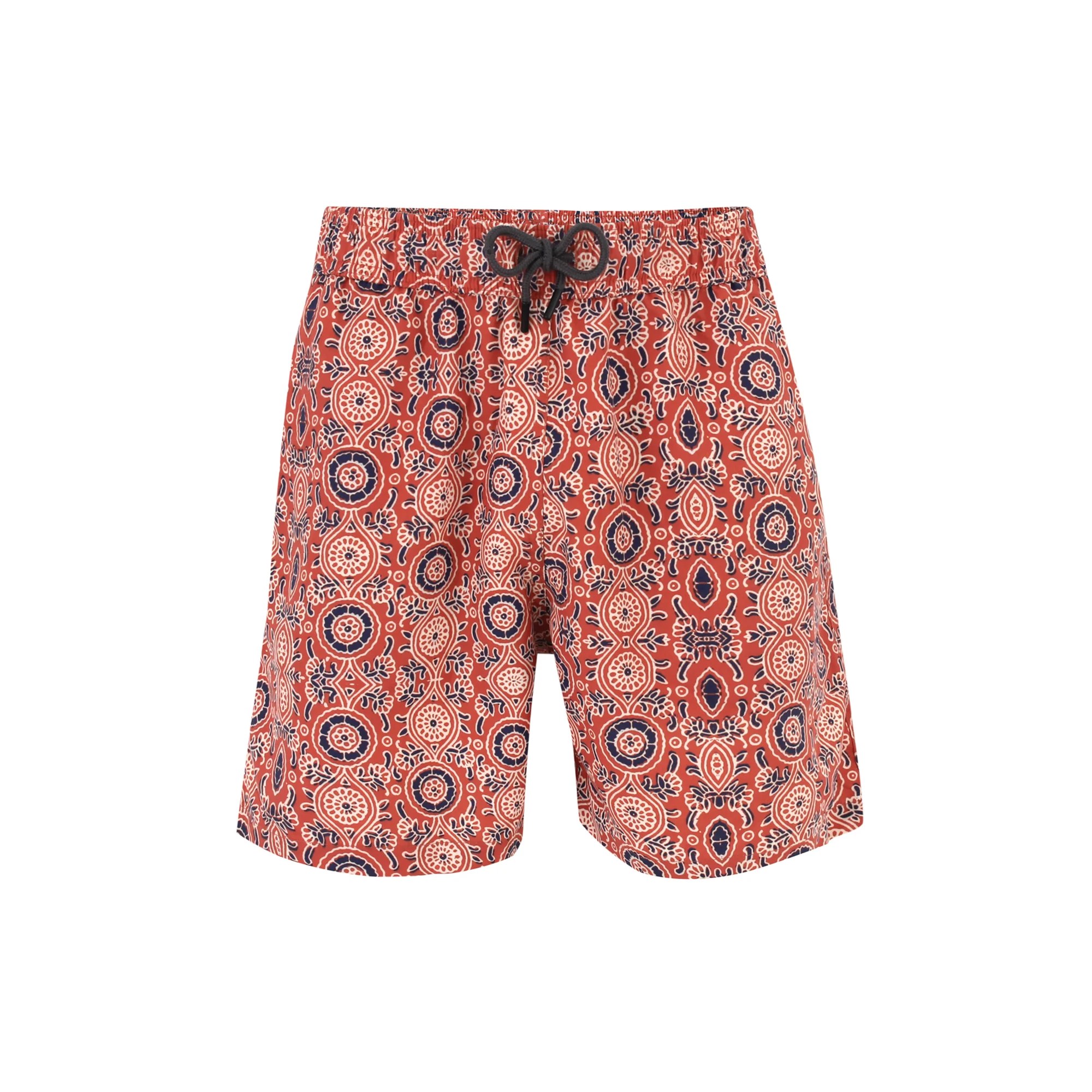 Rust Batik Swim Short