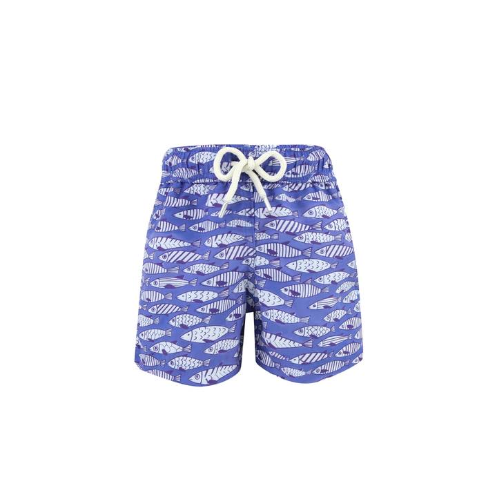 Boys Blue Fish Swim Short