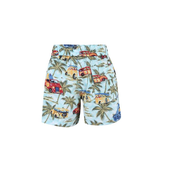 Boys Retro Tropical Swim Short