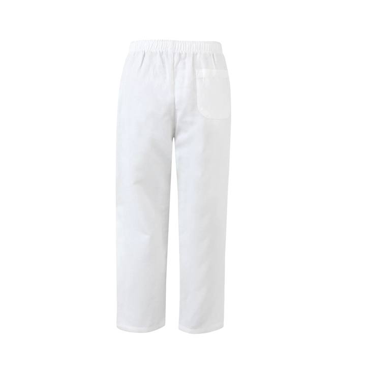 White Drawstring Linen Trousers