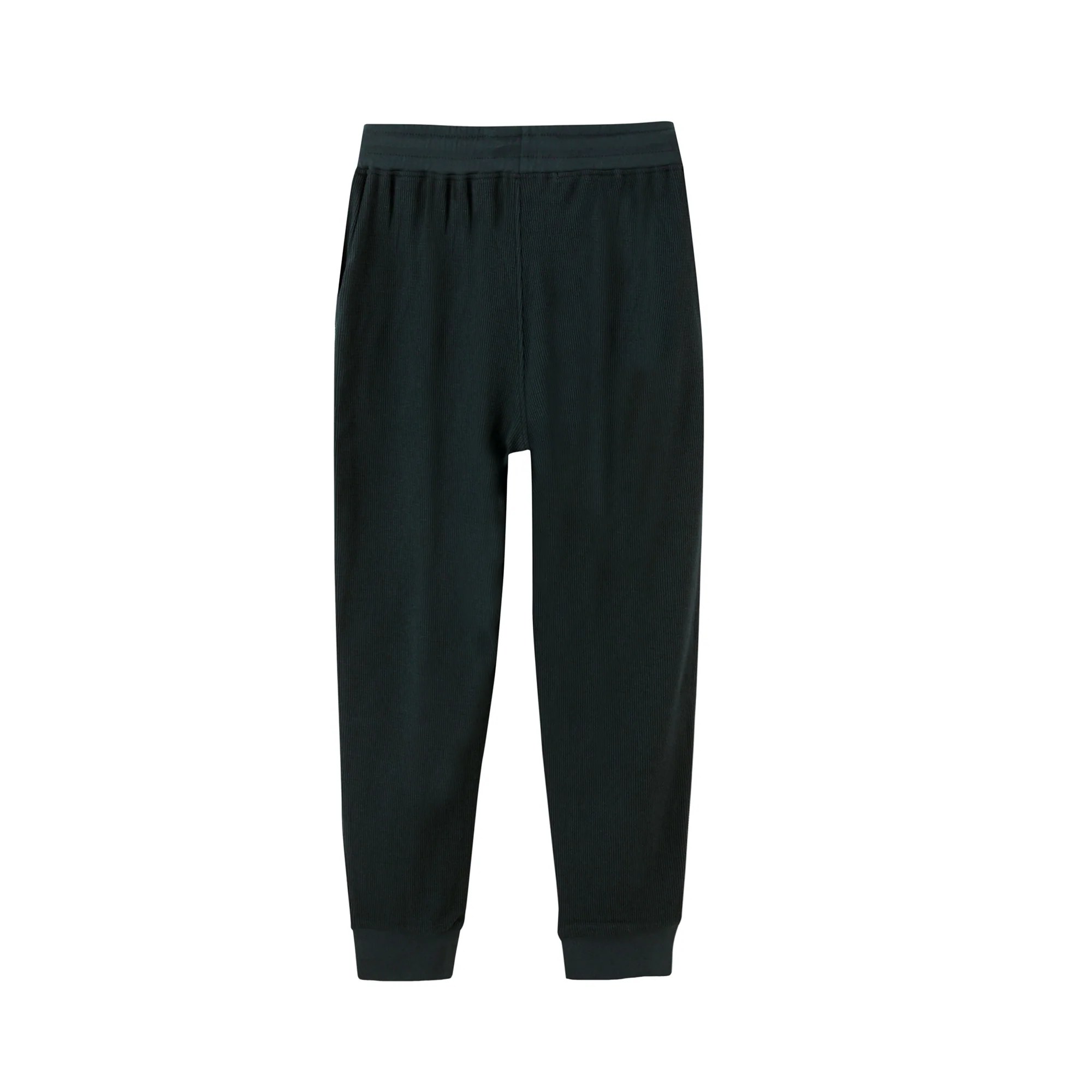 Black Waffle Joggers