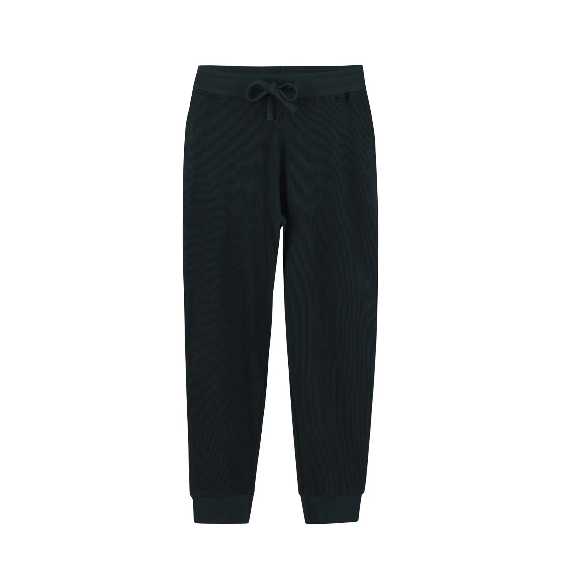 Black Waffle Joggers
