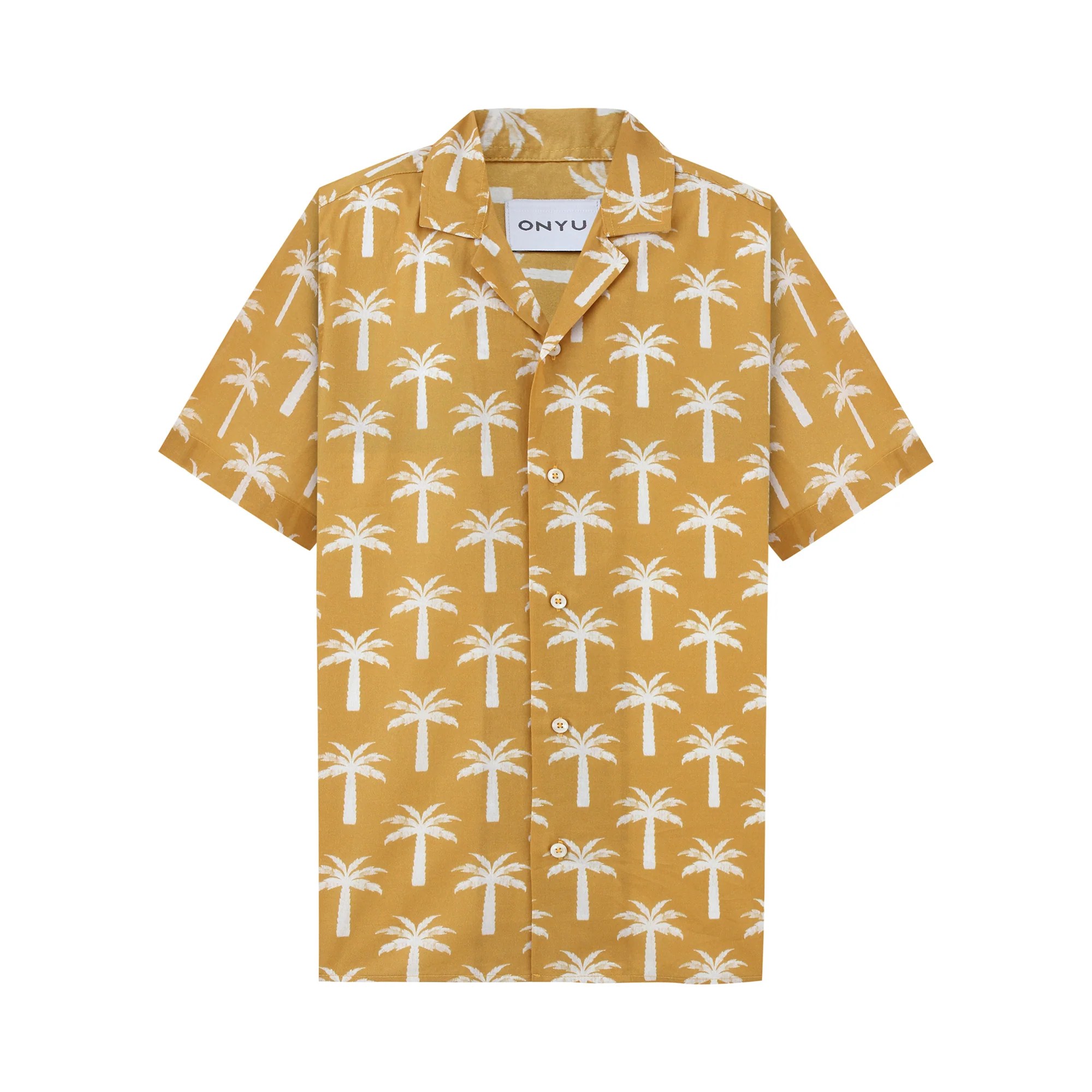Golden Palms Short Sleeved Shirt