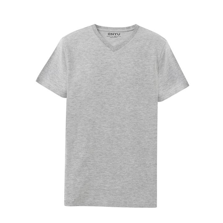 Grey V-Neck T-Shirt