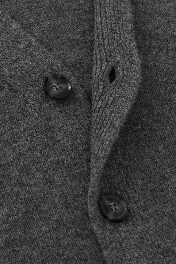 Dark Grey Wool Cardigan