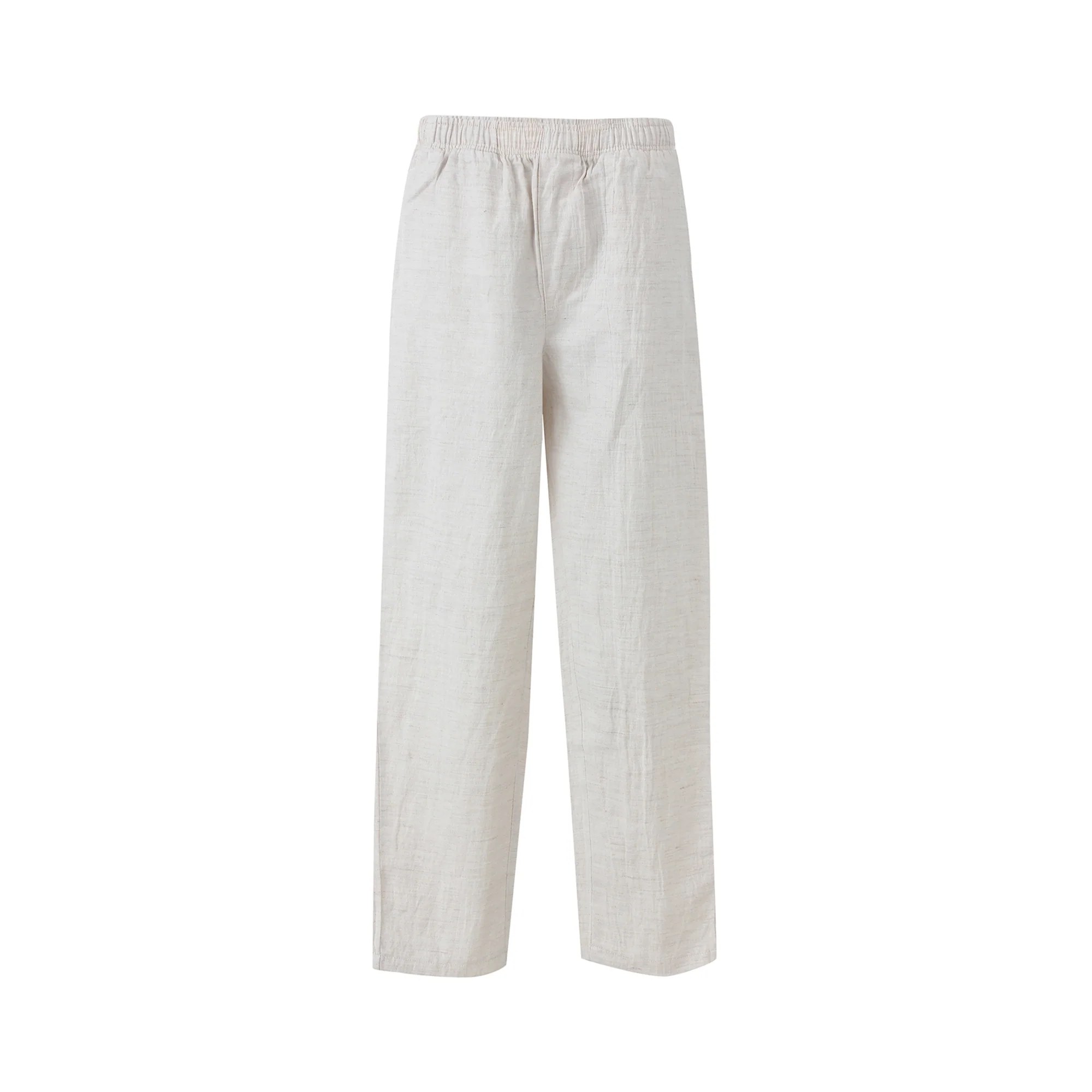 Off-White Washed Linen Trousers