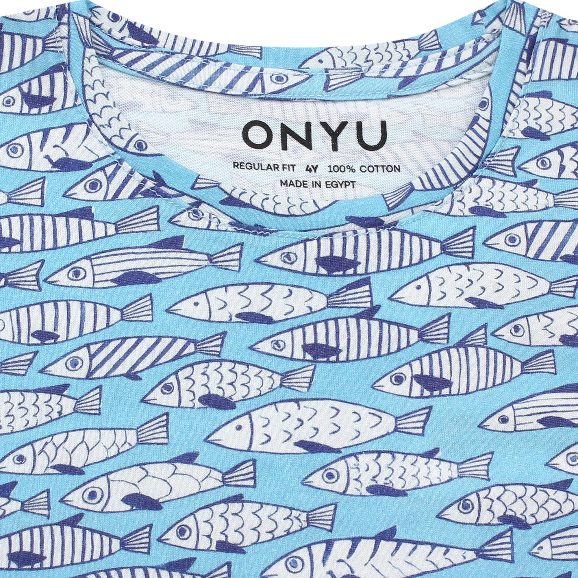 Blue Fish Kids Printed T-Shirt