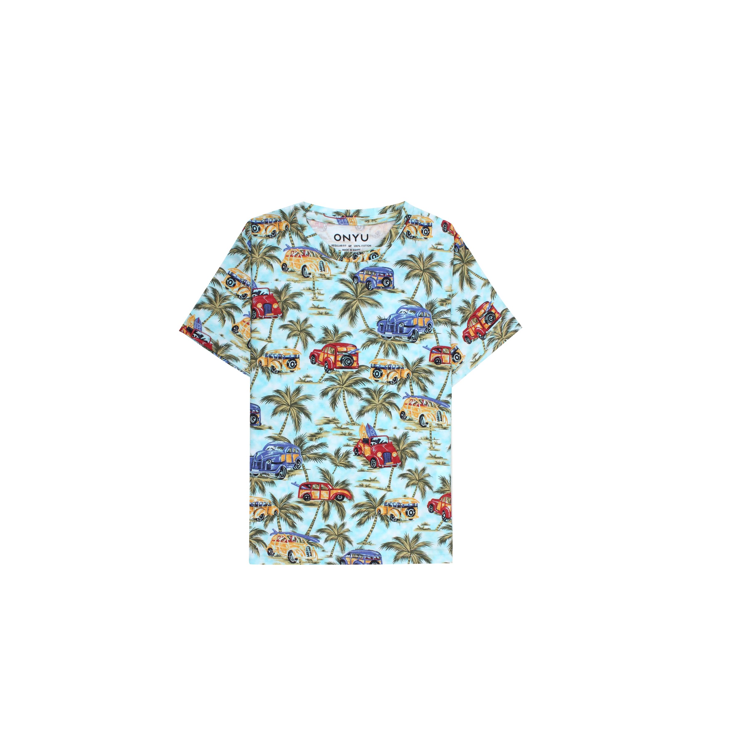 Retro Tropic Kids Printed T-Shirt