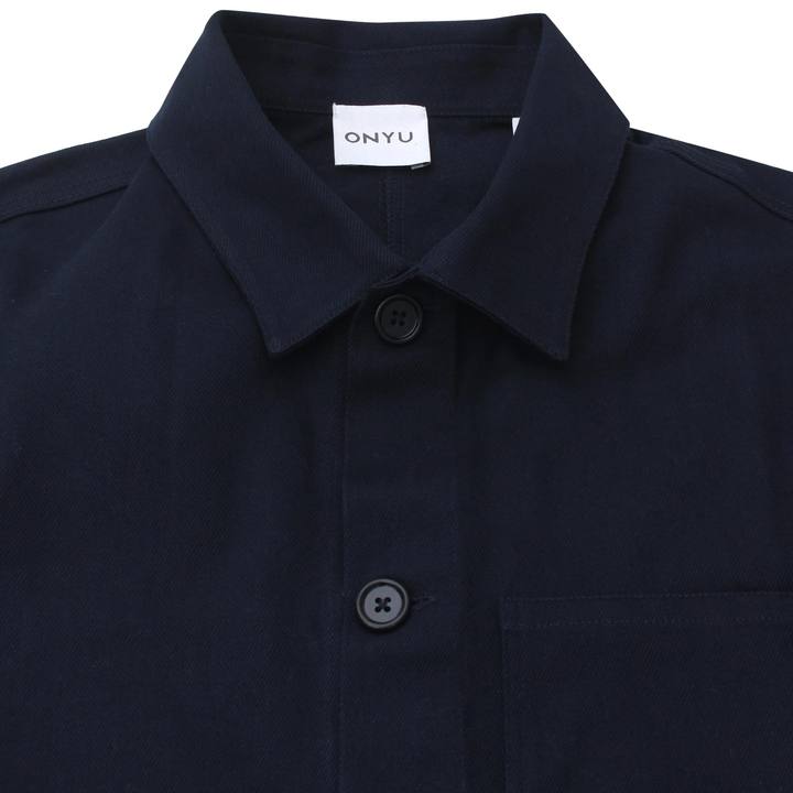 Navy Twill Utility Jacket