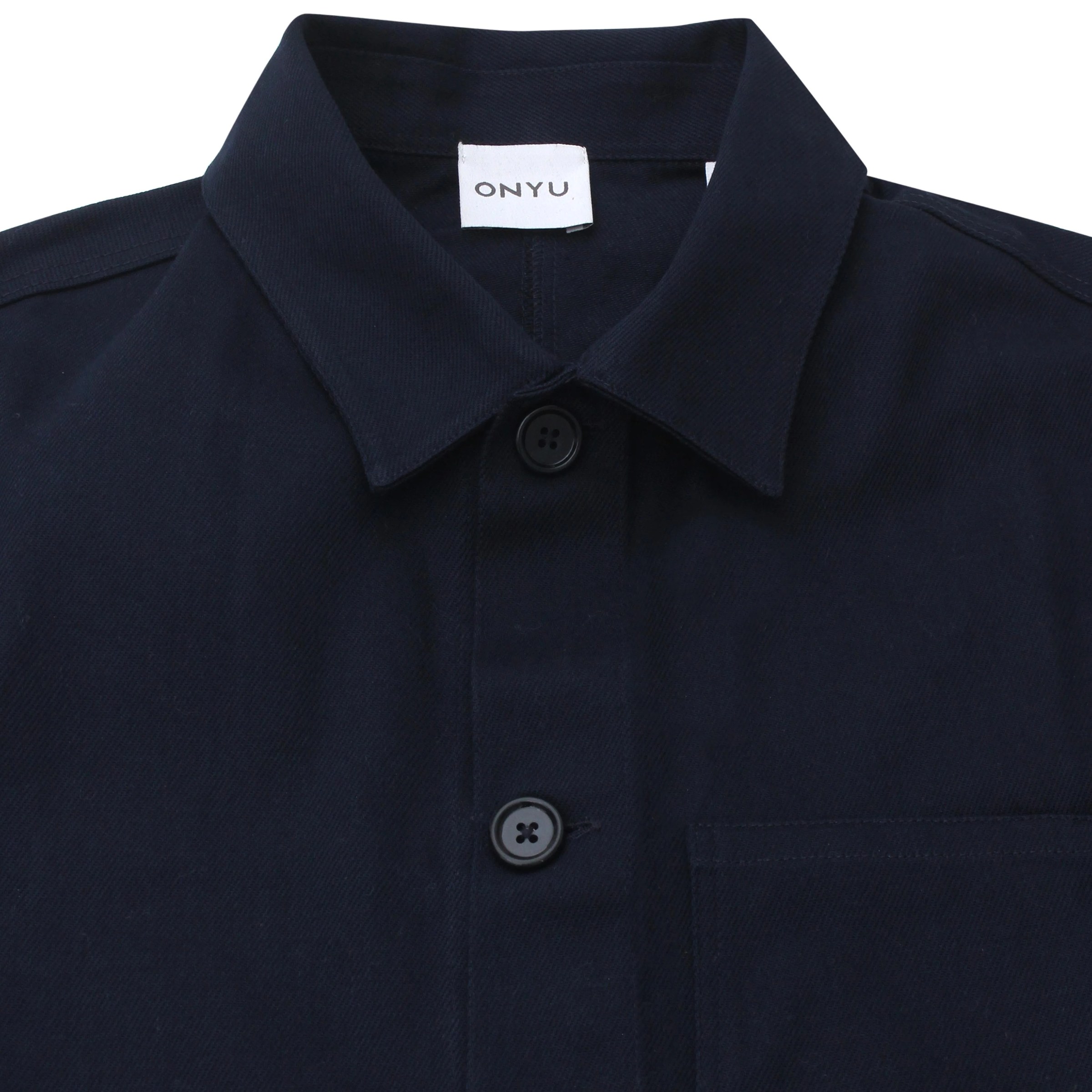 Navy Twill Utility Jacket