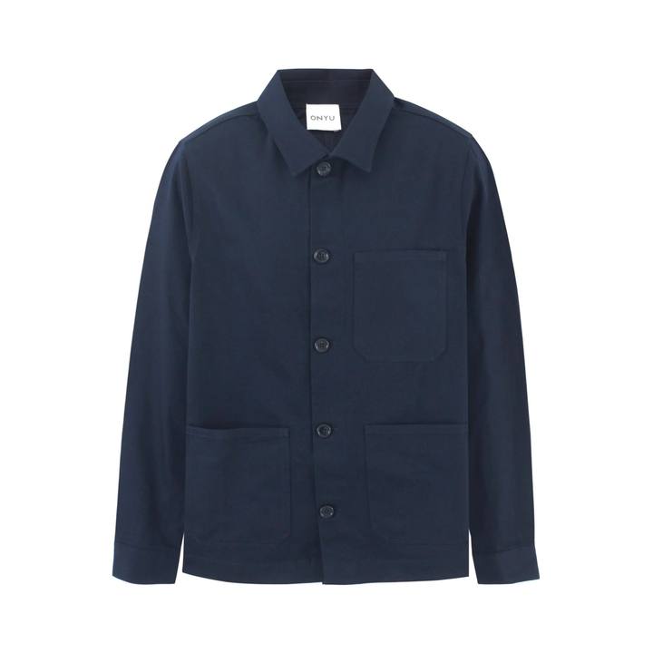 Navy Twill Utility Jacket