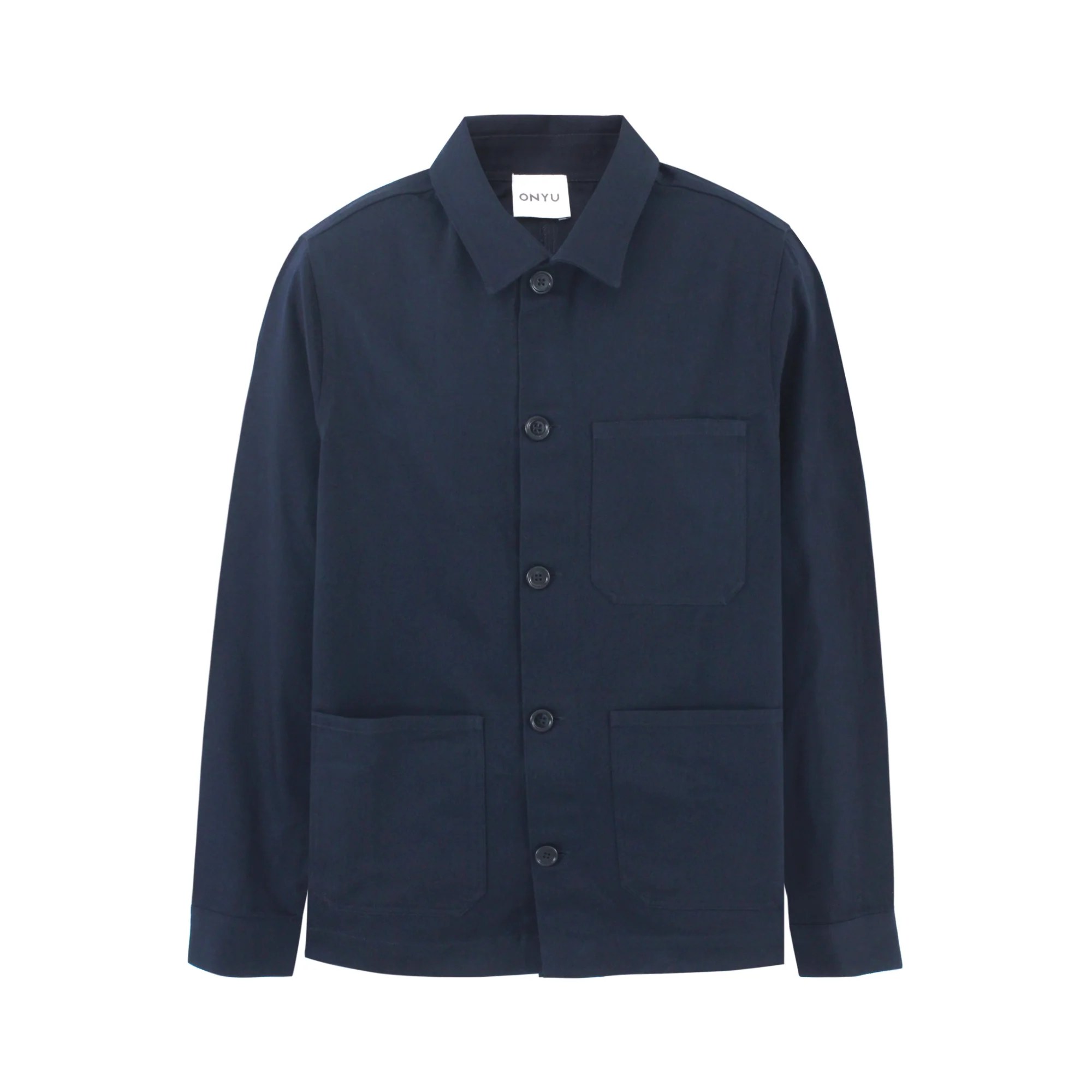 Navy Twill Utility Jacket