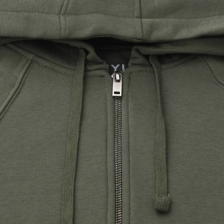 Olive Zip Hoodie
