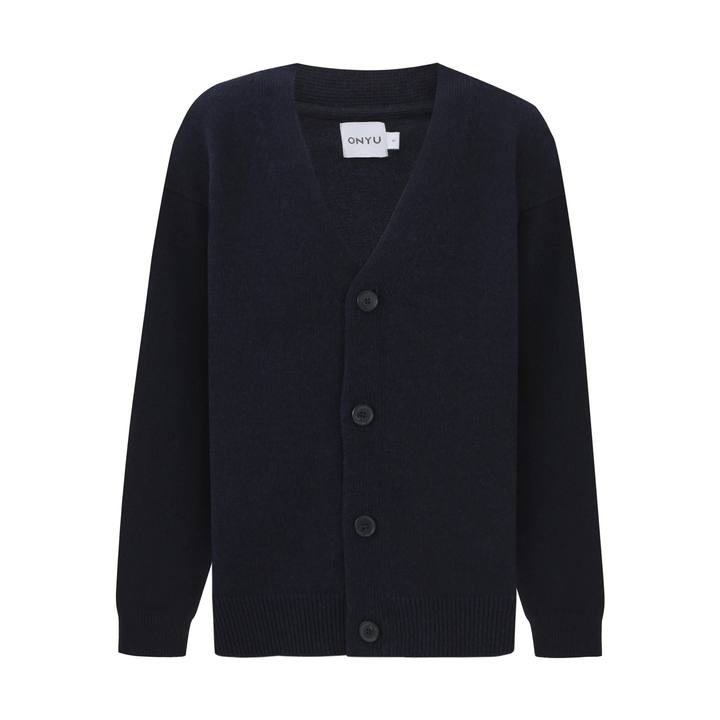 Indigo Wool Cardigan