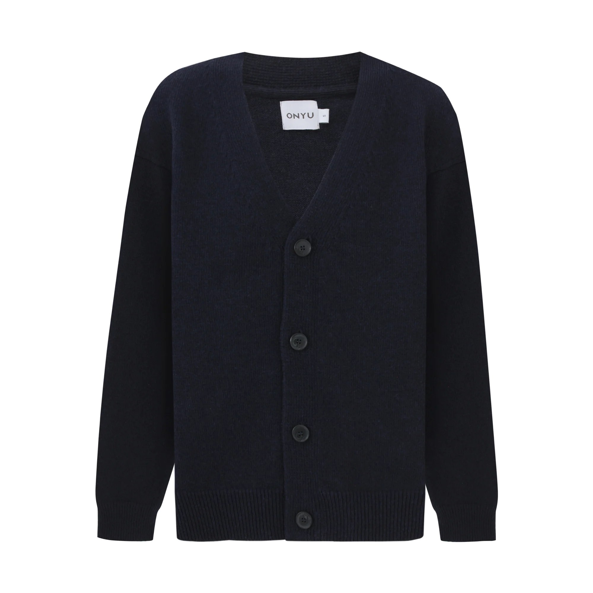 Indigo Wool Cardigan