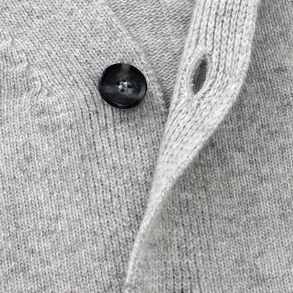 Light Grey Wool Cardigan