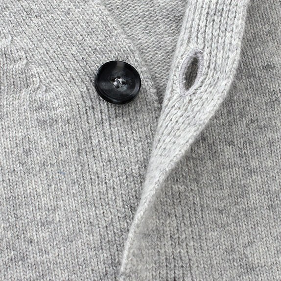Light Grey Wool Cardigan
