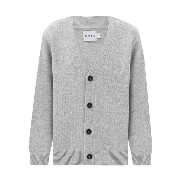 Light Grey Wool Cardigan