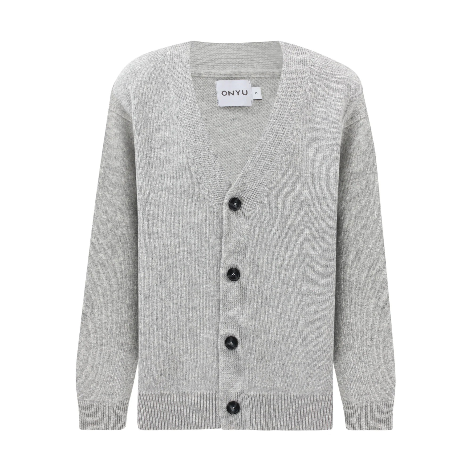 Light Grey Wool Cardigan