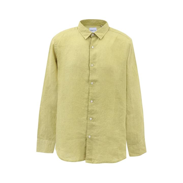 Apple Green Linen Shirt
