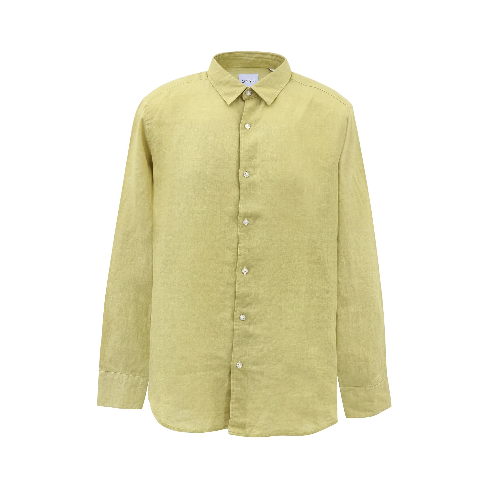 Apple Green Linen Shirt