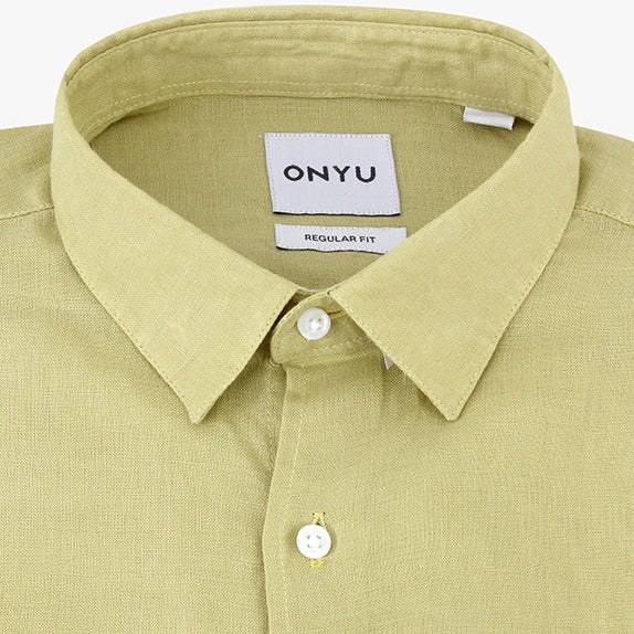 Apple Green Linen Shirt