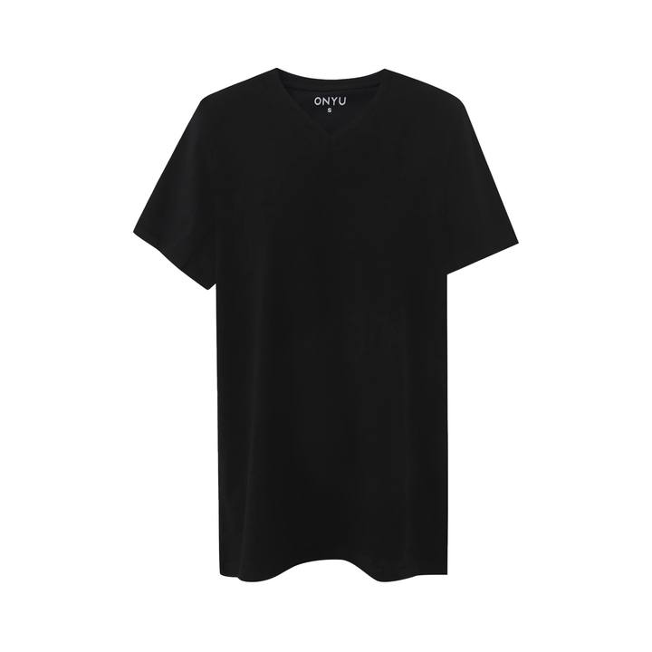 Black V-Neck T-Shirt