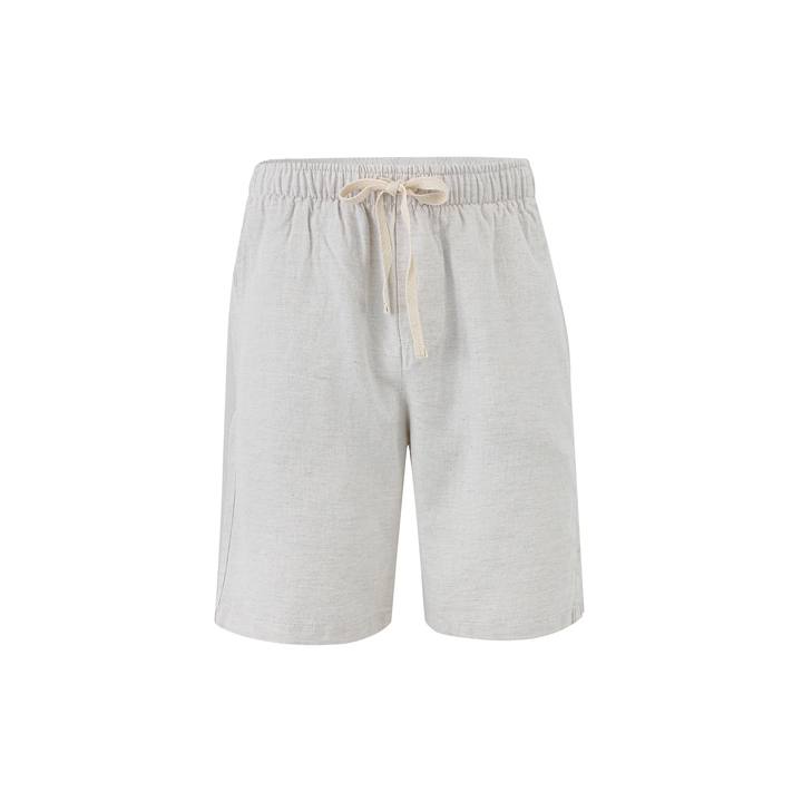 Off-White Drawstring Linen Short