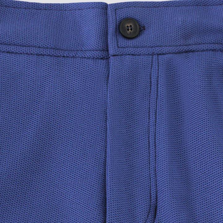Indigo Pique Shorts