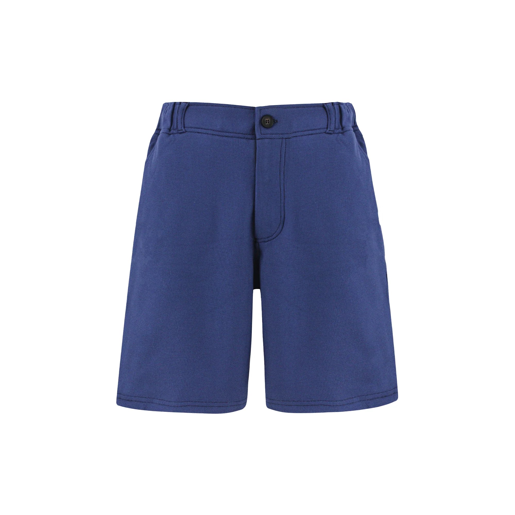 Indigo Pique Shorts