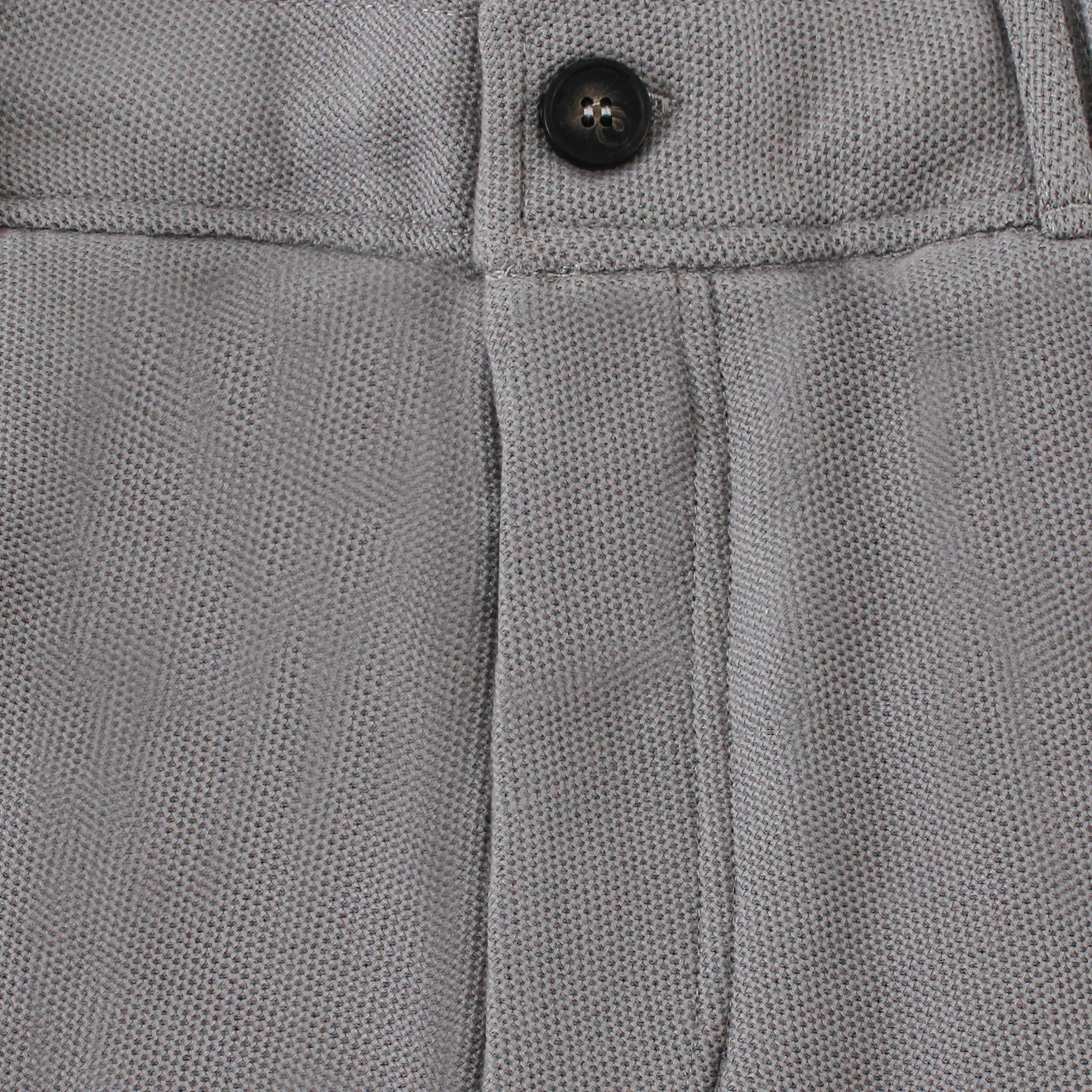 Grey Pique Shorts